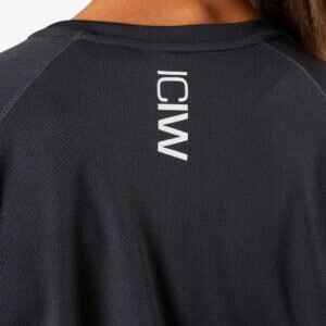 ICIW mesh sportshirt dames donkergrijs - Afbeelding 4