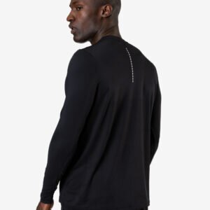 Longsleeve sportshirt zwart