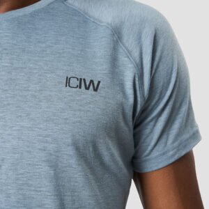 ICIW lichtblauw sportshirt heren - Afbeelding 4