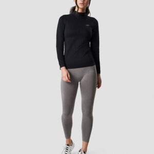 ICIW lange mouwen sport shirt zwart met rits - Afbeelding 4