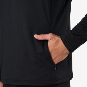 ICIW longsleeve fleece buiten trainingsshirt zwart - Afbeelding 5