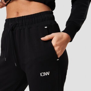 ICIW zwarte regular fit joggingbroek dames - Afbeelding 3