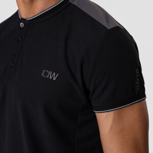 ICIW zwarte sport polo - Afbeelding 4
