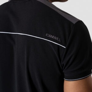ICIW zwarte sport polo - Afbeelding 5