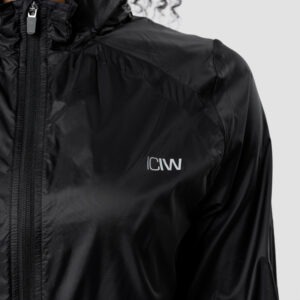 ICIW windbreaker dames zwart - Afbeelding 3